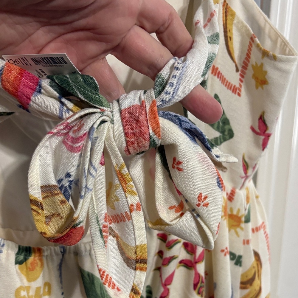 Colorful Printed Women's Plus Dress - Picture 5 of 9